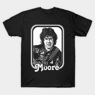 Gary Moore / Retro Style Fan Design T-Shirt